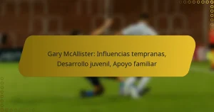 Gary McAllister: Influencias tempranas, Desarrollo juvenil, Apoyo familiar