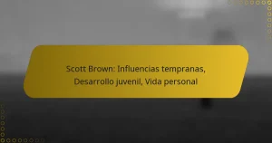 Scott Brown: Influencias tempranas, Desarrollo juvenil, Vida personal